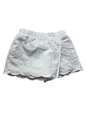 Tommy Bahama White Eyelet Scalloped Skort